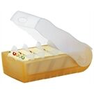 HAN Lernkartei Croco A8 transluzent-orange