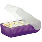 HAN Lernkartei Croco A8 transluzent-lila