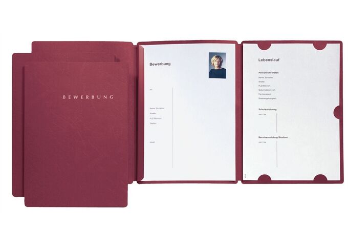 PAGNA Bewerbungsmappe Select rot