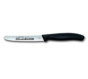 Victorinox Nordhorn-Messer, schw. Rund,Wellenschliff