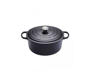 Le Creuset Gusseisen BRÄTER RD SIG 24 CM SCHWARZ