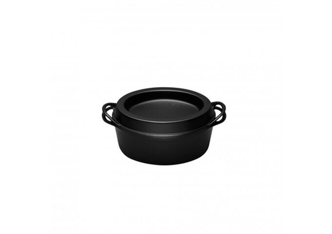 Le Creuset Gusseisen BRÄTER DOUFEU OVAL 32 CMSCHWARZ