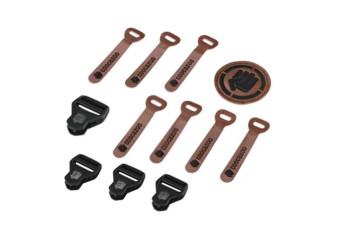 Coocazoo MatchPatch Synthetic Leather, Black