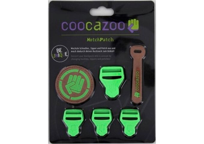 Coocazoo MatchPatch Synthetic Leather, Irish Green