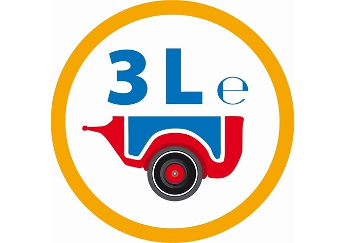 Big Bbc Anhänger Rot, Ca. 50X29X24Cm