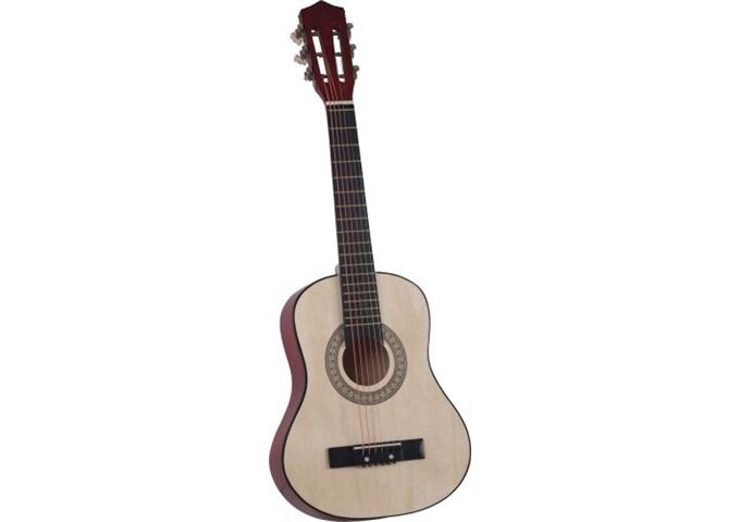 Boogie Bee BGB Holzgitarre mit 6 Saiten, 75cm