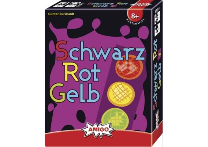 Amigo Kartenspiel Schwarz Rot Gelb