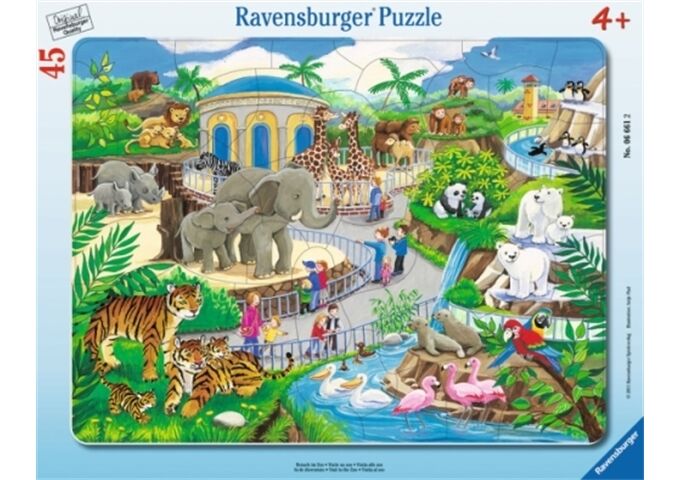 Ravensburger Pz. Besuch im Zoo 45T