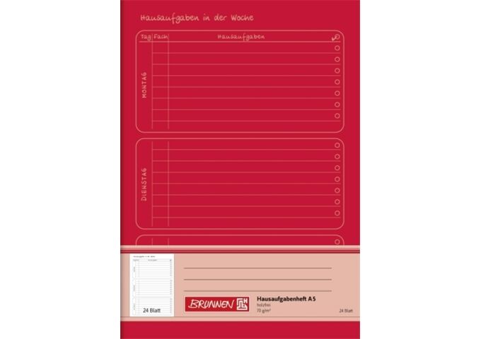 BRUNNEN Aufgabenheft A5 24Bl