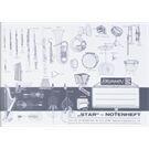 BRUNNEN Notenheft A5quer 8Bl (Star513)