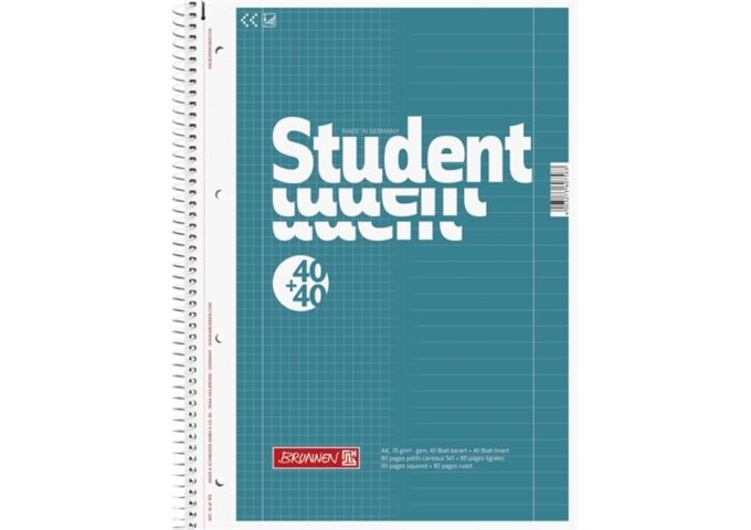BRUNNEN Collegeblock A4 80Bl DUO