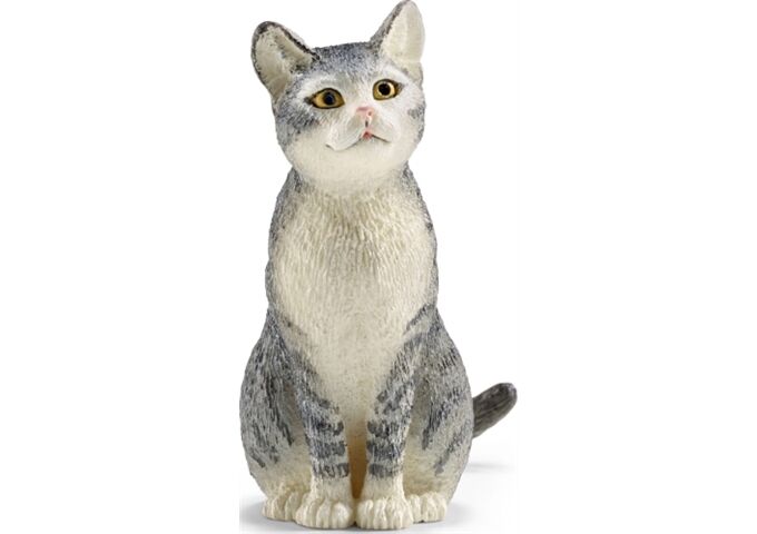 Schleich Spielzeugfigur Katze sitzend