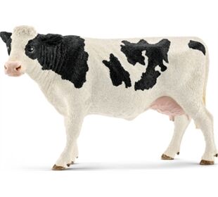 Schleich Spielzeugfigur Kuh Schwarzbunt