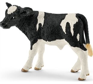 Schleich Spielzeugfigur Kalb Schwarzbunt