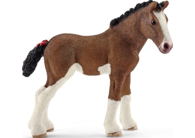 Schleich Spielzeugfigur Clydesdale Fohlen