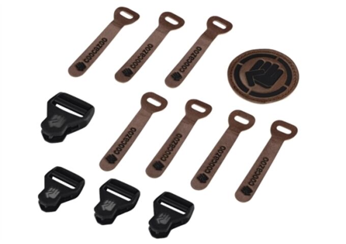 Coocazoo MatchPatch Synthetic Leather, Black