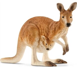 Schleich Spielzeugfigur Känguru