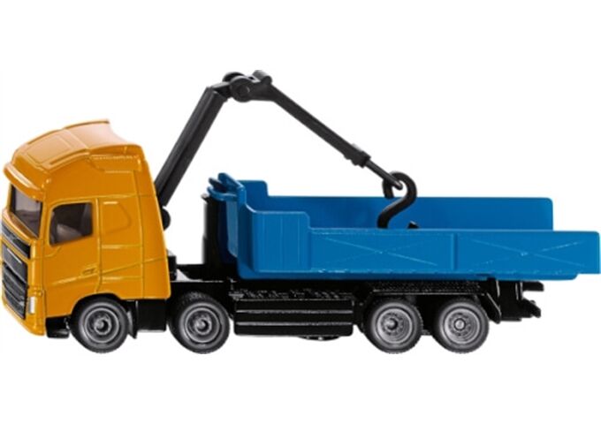 Siku Volvo Abrollkipper mit Kran