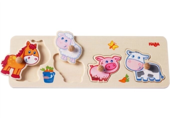 Haba Greifpuzzle Bauernhof-Tierkinder