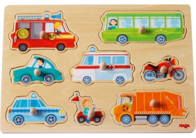 Haba Greifpuzzle Fahrzeug-Welt