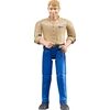 Bruder 60006 Mann mit hellem Hauttyp / blauer Hose