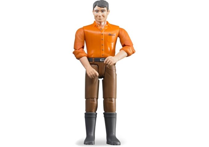 Bruder 60007 Mann mit hellem Hauttyp / brauner Hos