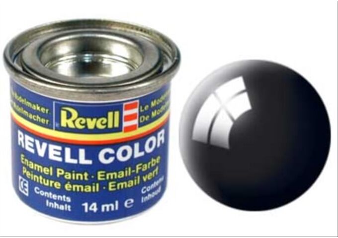 Revell Revell Enamel Schwarz, Glänzend