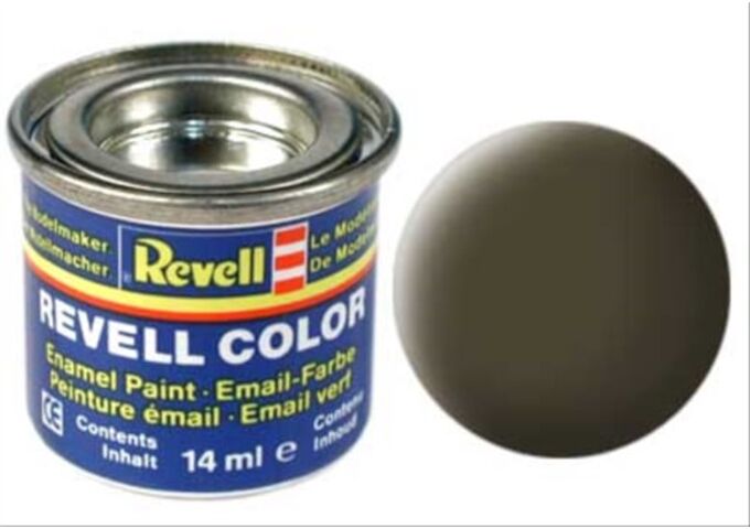 Revell Revell Enamel Schwarzgrün, Matt