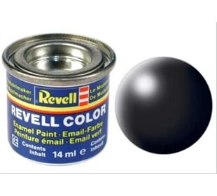 Revell Revell Enamel Schwarz, Seidenmatt
