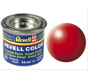 Revell Revell Enamel Leuchtrot, Seidenmatt