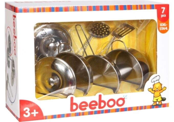 beeboo BEK Edelstahl Topfset, 7tlg.