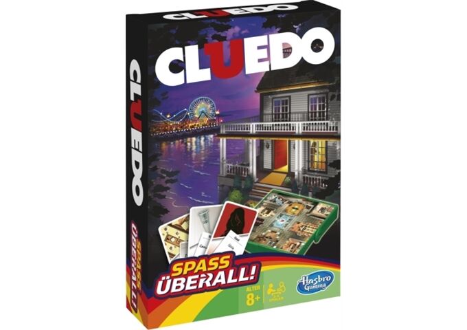 Hasbro Gaming|Hasbro Hasbro B0999 Cluedo Kompakt, für 3-6 Spieler, ab 8