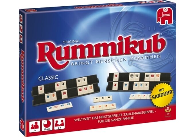 Jumbo 17571 - Original Rummikub Classic, für 2-4 S