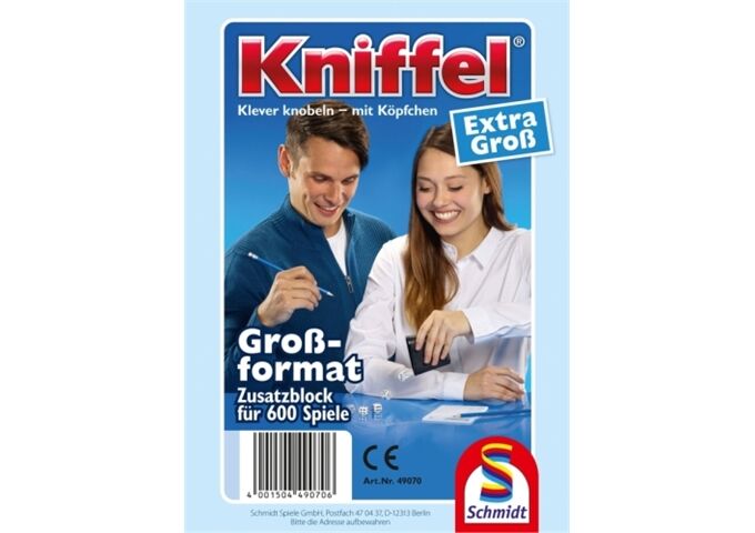 Schmidt Kniffelblock gross