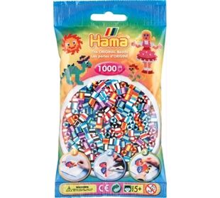 HAMA HAMA Perlen gestreift gemischt 1.00