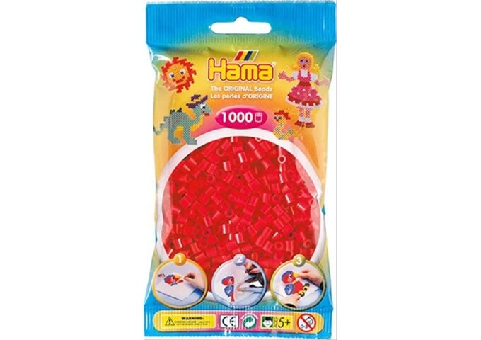 HAMA HAMA Bügelperlen Rot 1.000 Stück