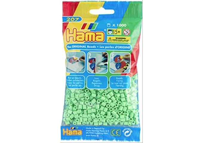 HAMA HAMA Bügelperlen pastell grün 1.000Stück