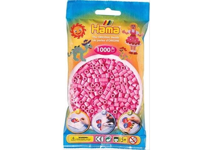 HAMA HAMA Bügelperlen pastell pink 1.000 Stüc