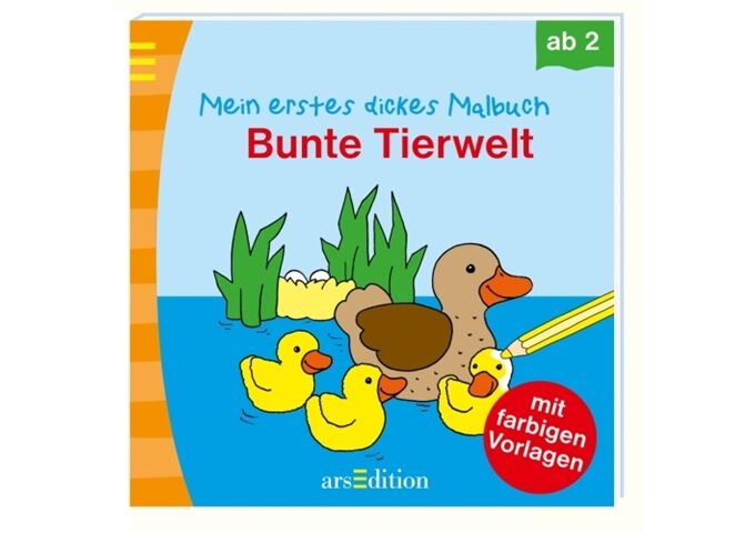 ARS EDITION Mein erstes dickes Malbuch sortiert
