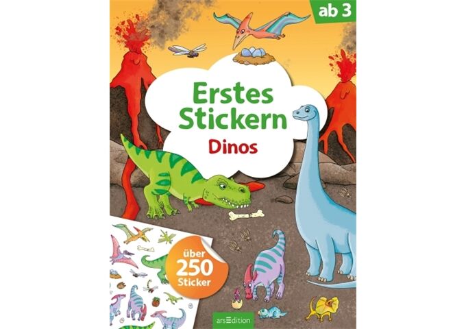 arsEdition Erstes Stickern Dinos