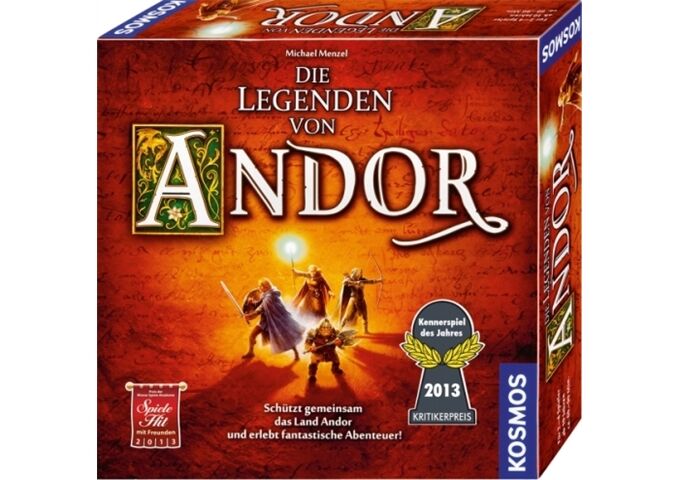 Kosmos Die Legenden von Andor Kennerspiel des Jahr