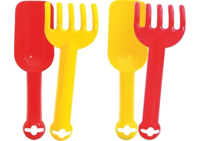 Outdoor active OA Schaufel ;Rechen-Set,L.24cm,2-f.s