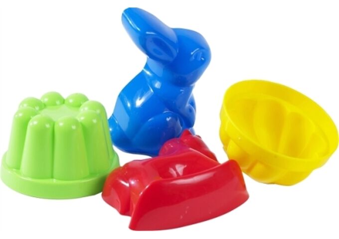 Outdoor active OA Sandformen, 4 Formen farbl. sort