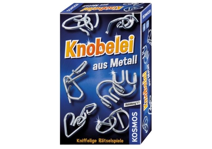Kosmos Knobelei aus Metall Mitbringspiel
