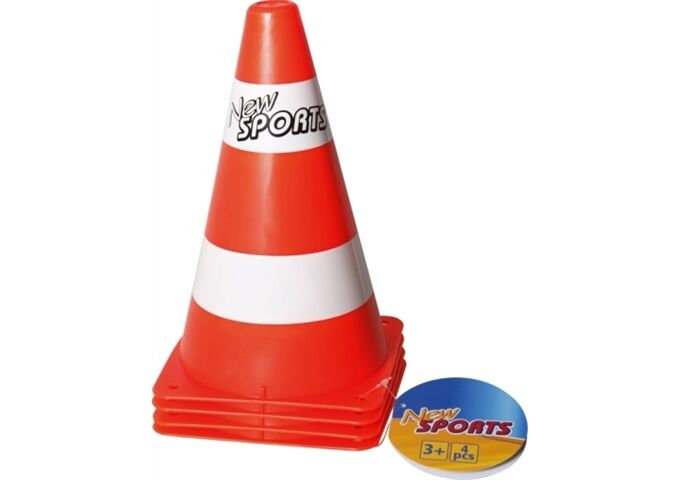 New Sports Pylonenset, 4 Stück, Höhe ca, 26 cm