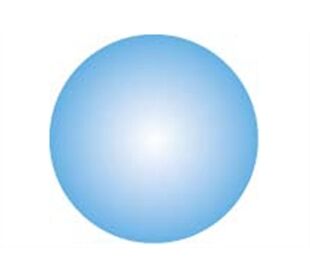 Goki Clickhalbperle Azurblau