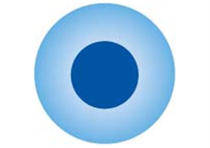 Goki Clickhalbperle Azurblau Mit Blauem