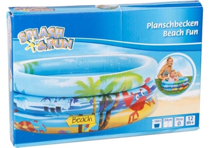 Splash & Fun SF Babyplanschbecken Beach Fun, Ø70