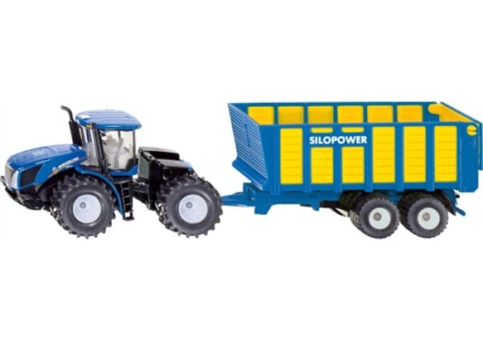 Siku Traktor Mit Silagewagen