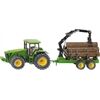 Siku Traktor Mit Forstanhänger